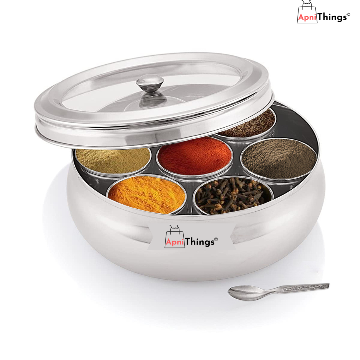 Stainless Steel Masala Box Apni Things