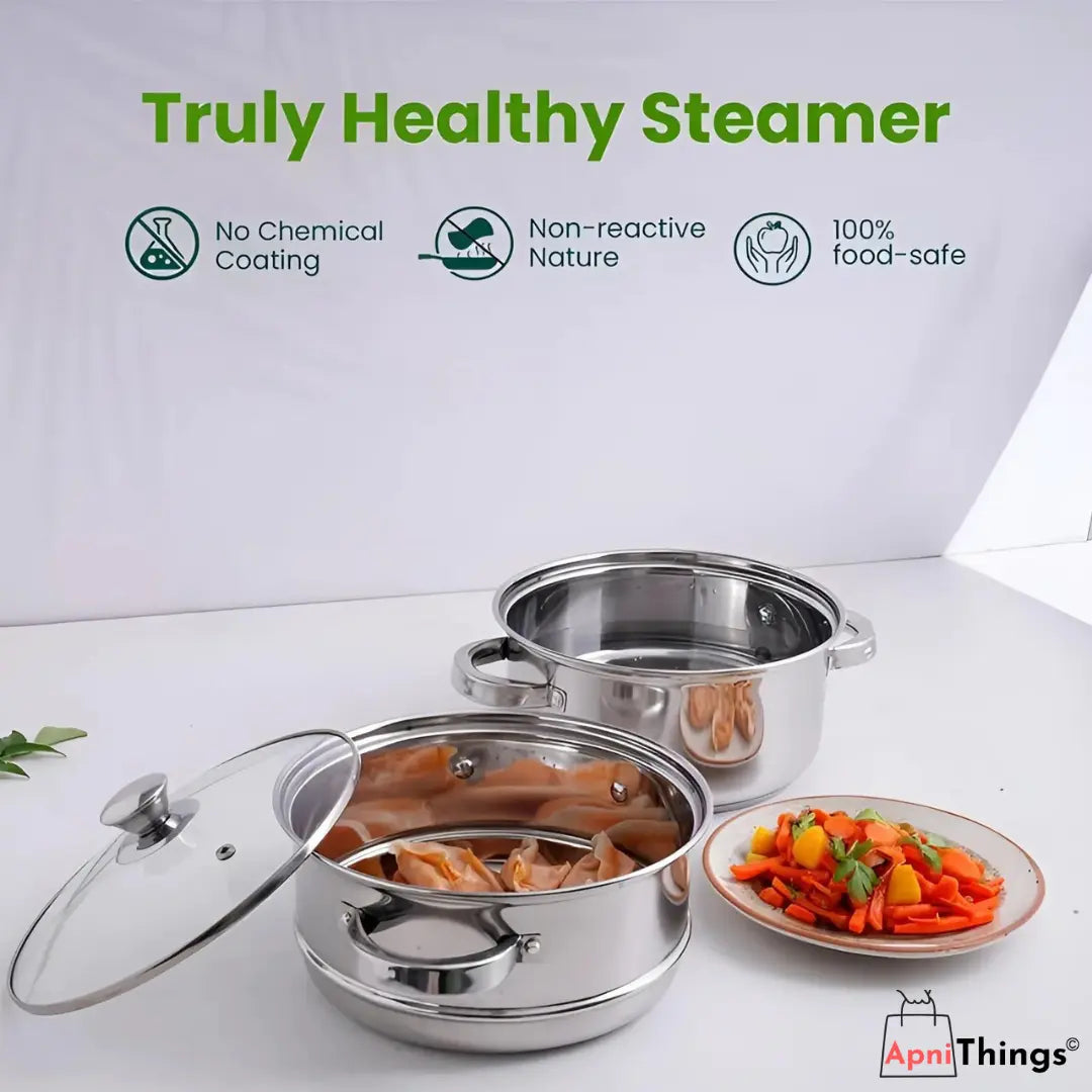 2-Tier Stainless Steel Steamer