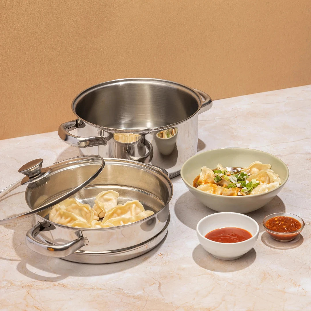 2-Tier Stainless Steel Steamer