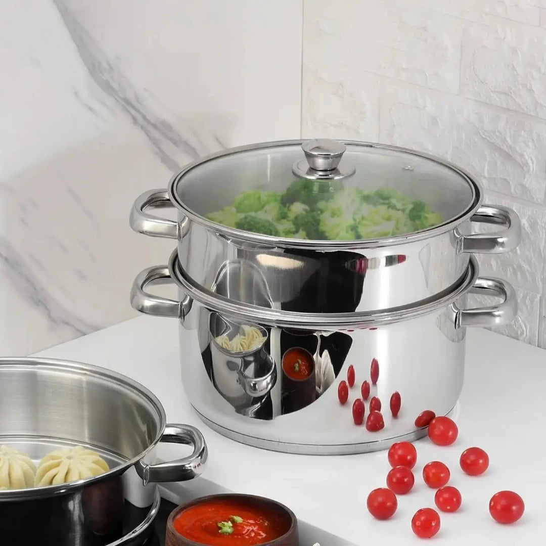 2-Tier Stainless Steel Steamer