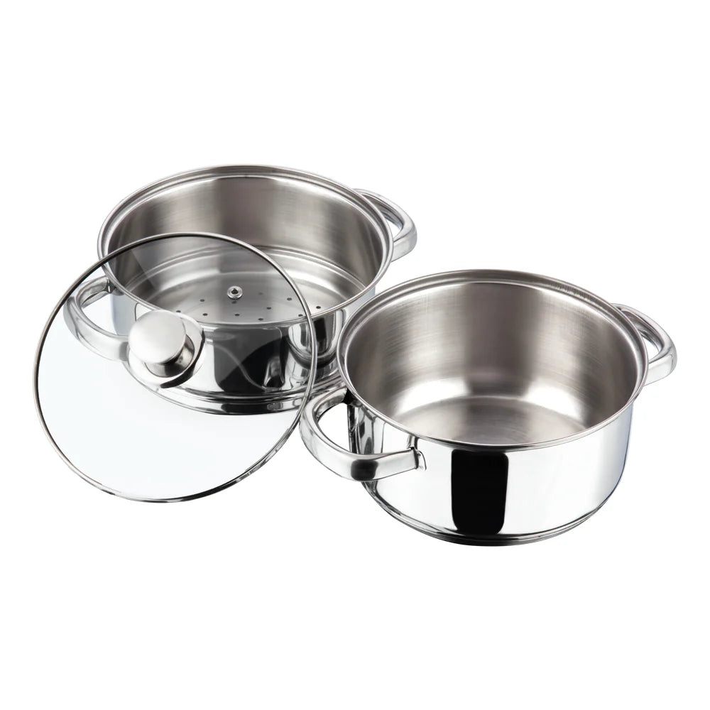 2-Tier Stainless Steel Steamer