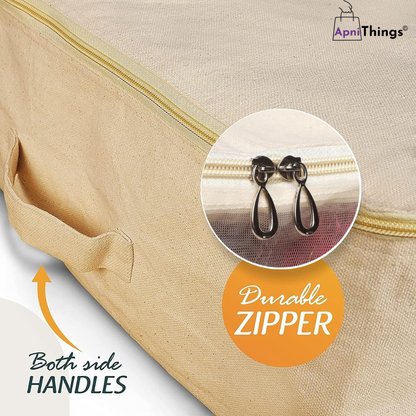 Premium canvas cotton clothes storage bags